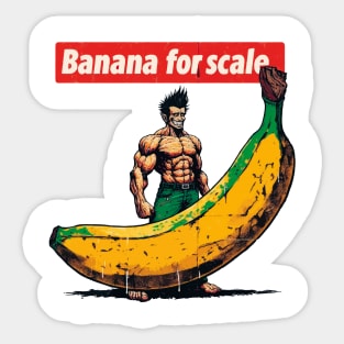 Banana For Scale Sticker